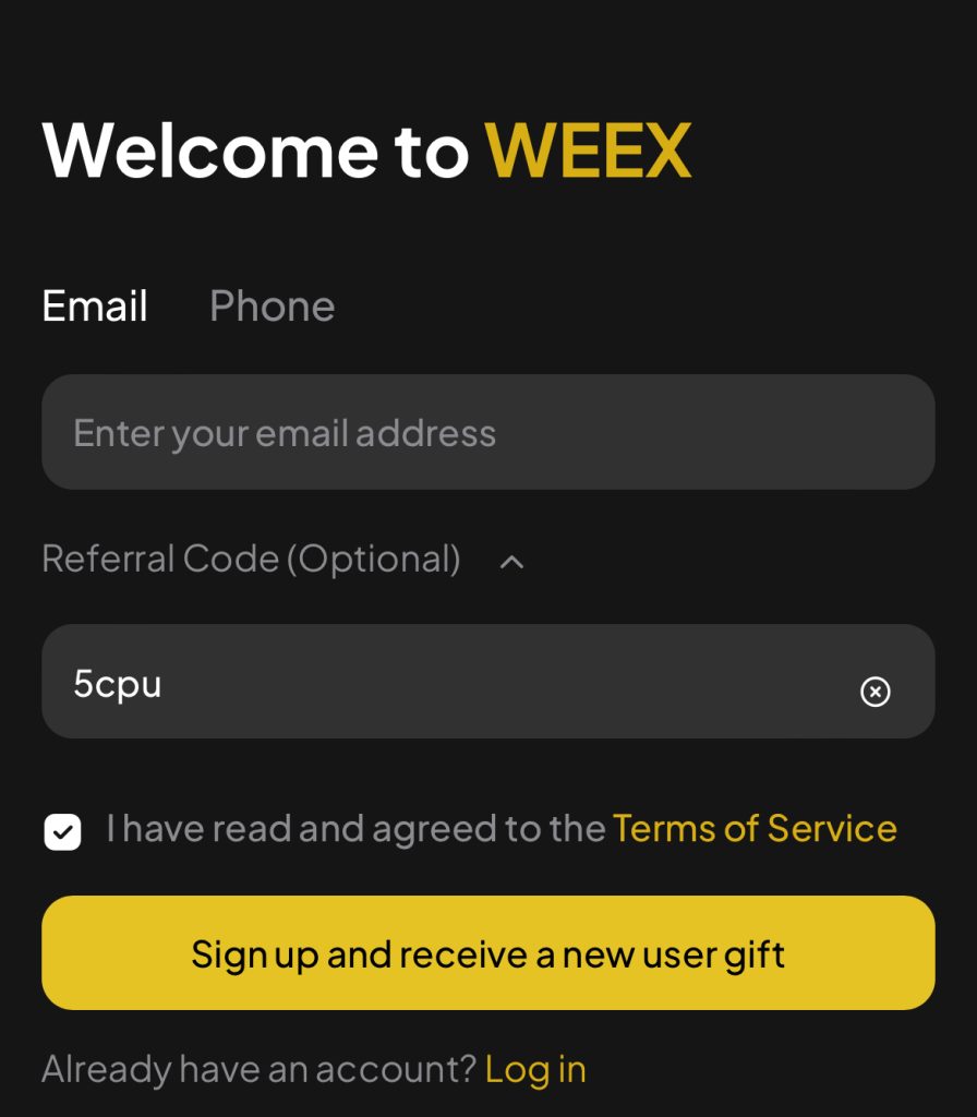 Weex биржа